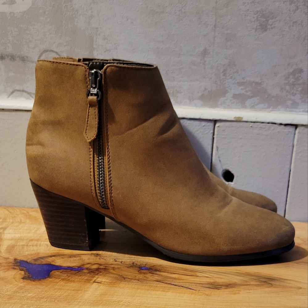 Taxi light brown booties 2/$30